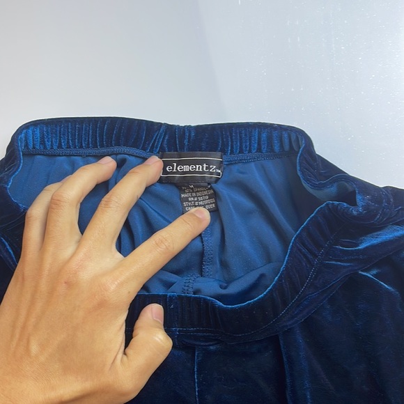 Elementz Womens Wide Leg Silk Pajama Pants Silk Casual Loose - Picture 5 of 7